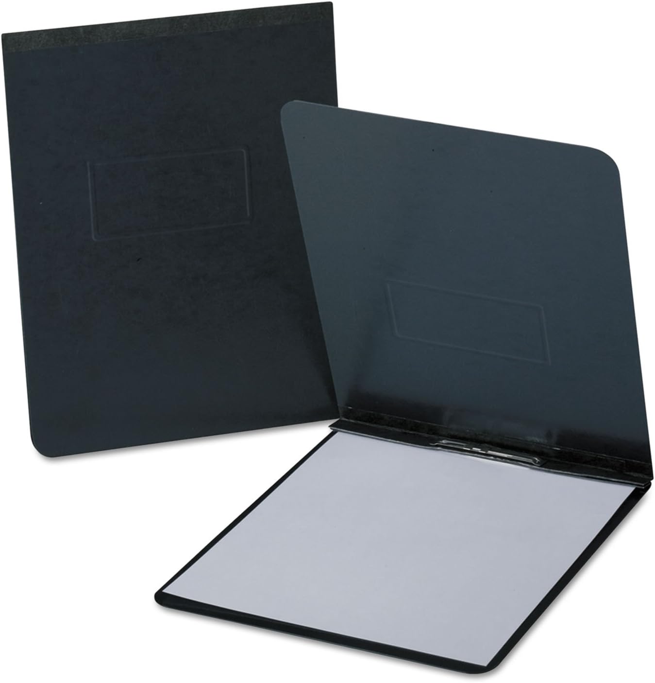 Oxford PressGuard Report Covers w/Reinforced Top Hinge, Black, Letter Size, 25 per Pack, (71106)