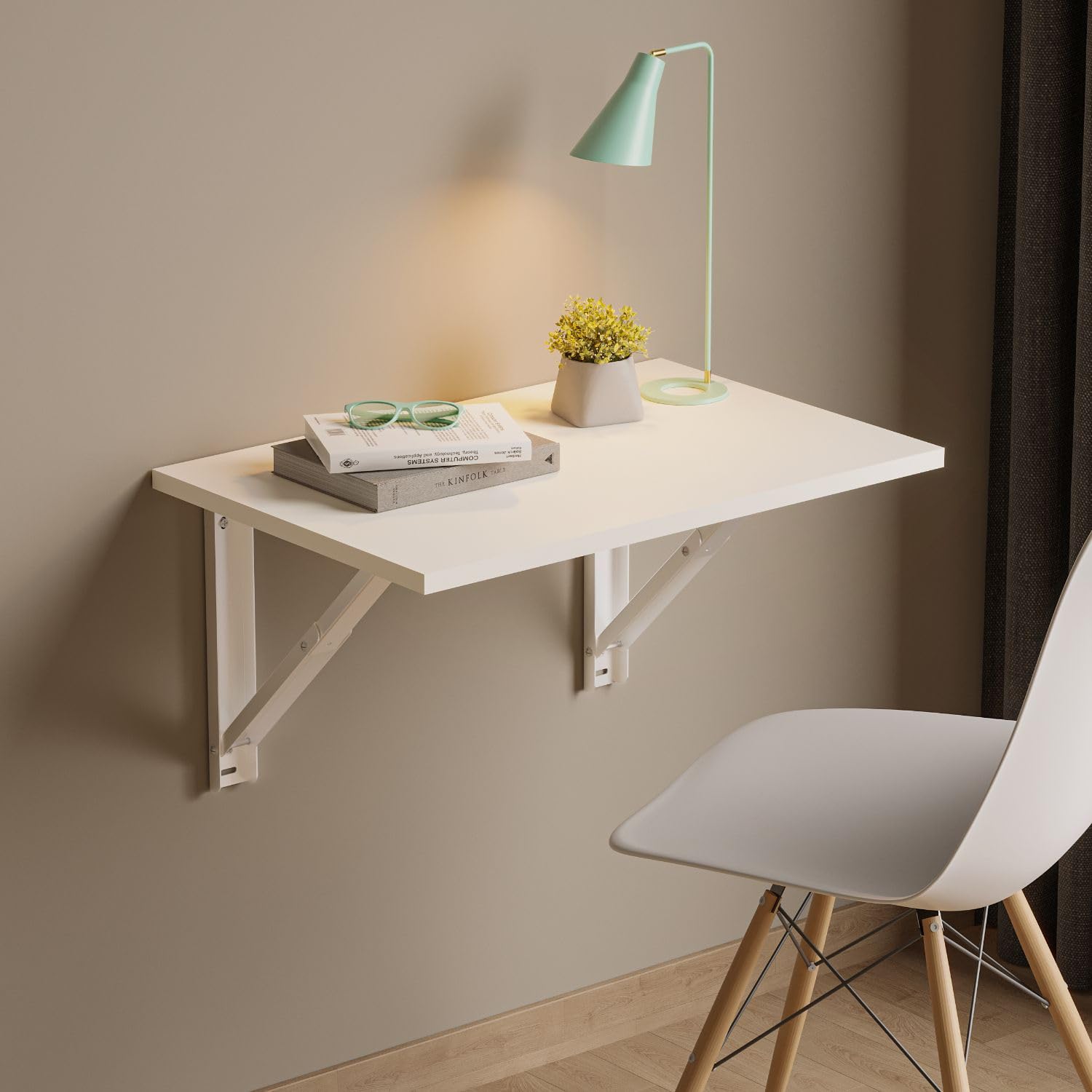 Wakefit Study Table | 1 Year Warranty | Computer Table, Office Table for Home & Office, Work Desk | Engineered Wood | Couper - Frosty White
