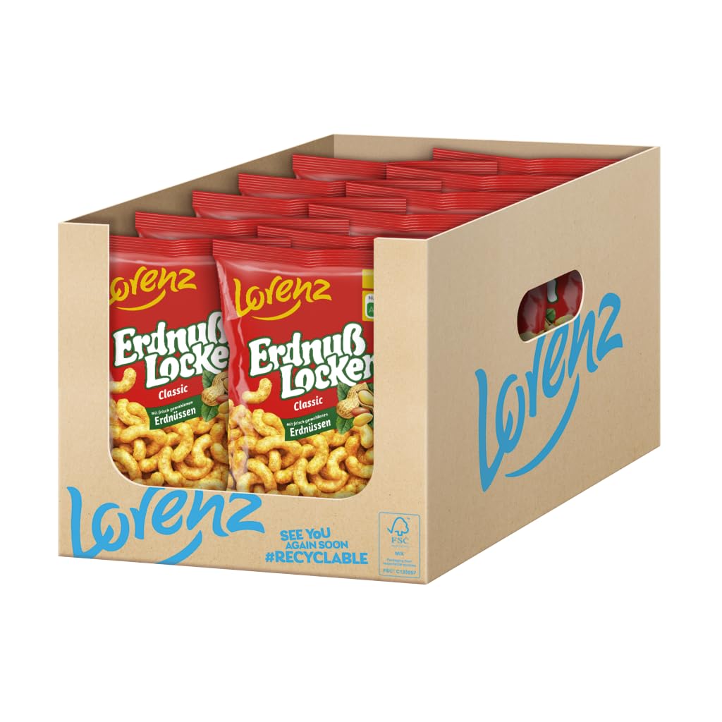 LORENZ | ErdnußLocken Classic | 11 x 175 g | vegan