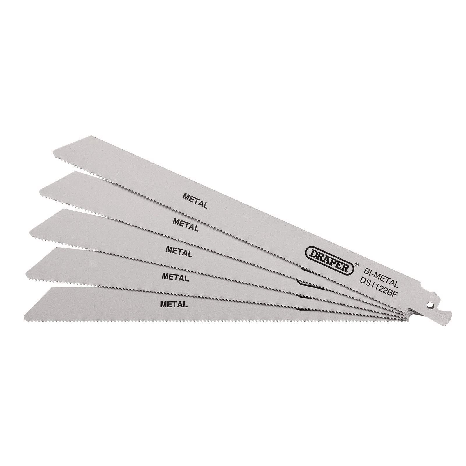 B&Q -   Bi-Metal Reciprocating Saw Blades For Metal Cutting225mm14Tpi (Pack Of 5) 38594