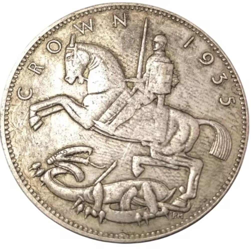 Rezajduie Silver Commemorative Coin 1935 United Kingdom -George V Jubilee Plated Copy Coin Souvenir Coin Essential For Collectors