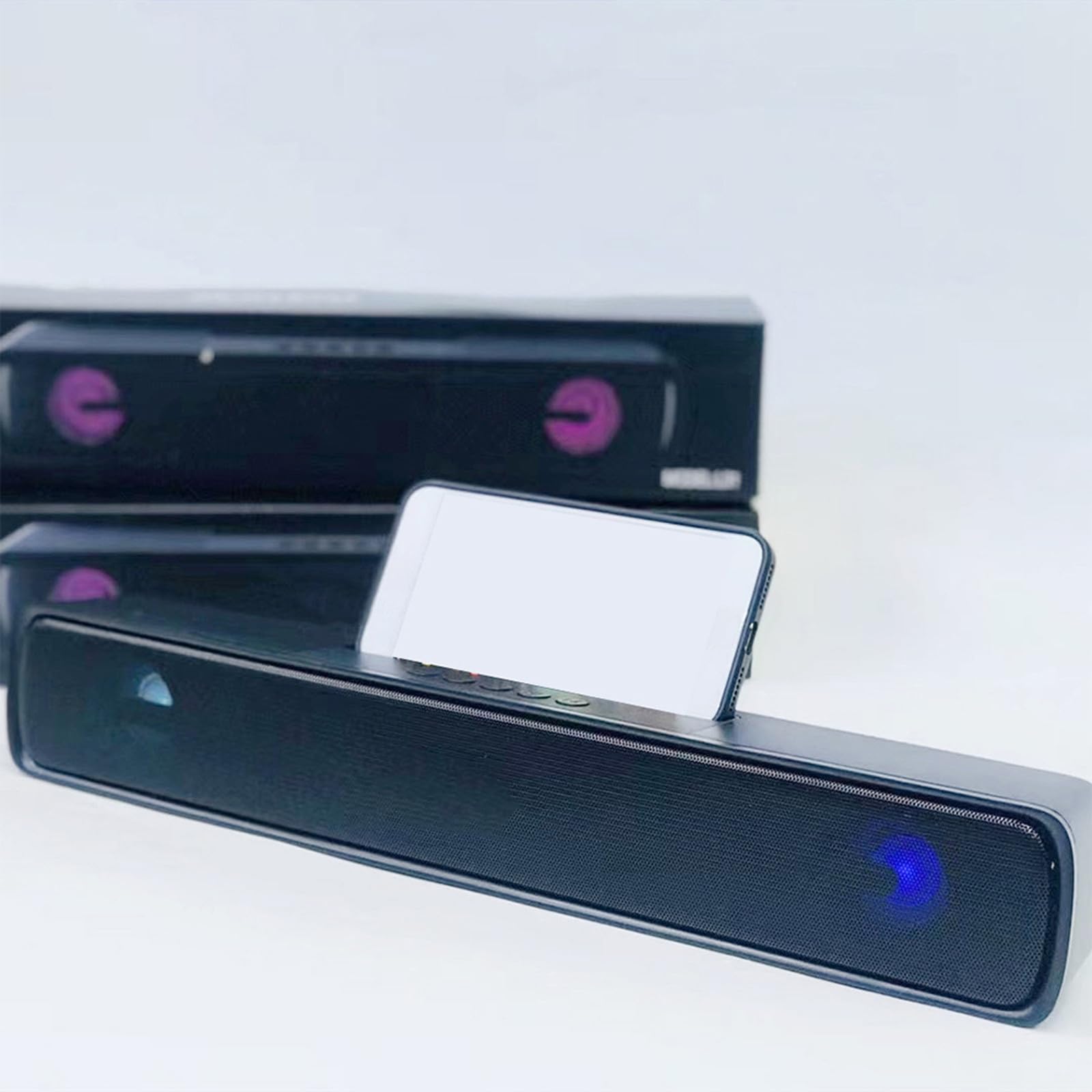 TOPBATHY Altavoz Portátil Inalámbrico 5.0 Negro de 5w FM y Aux In