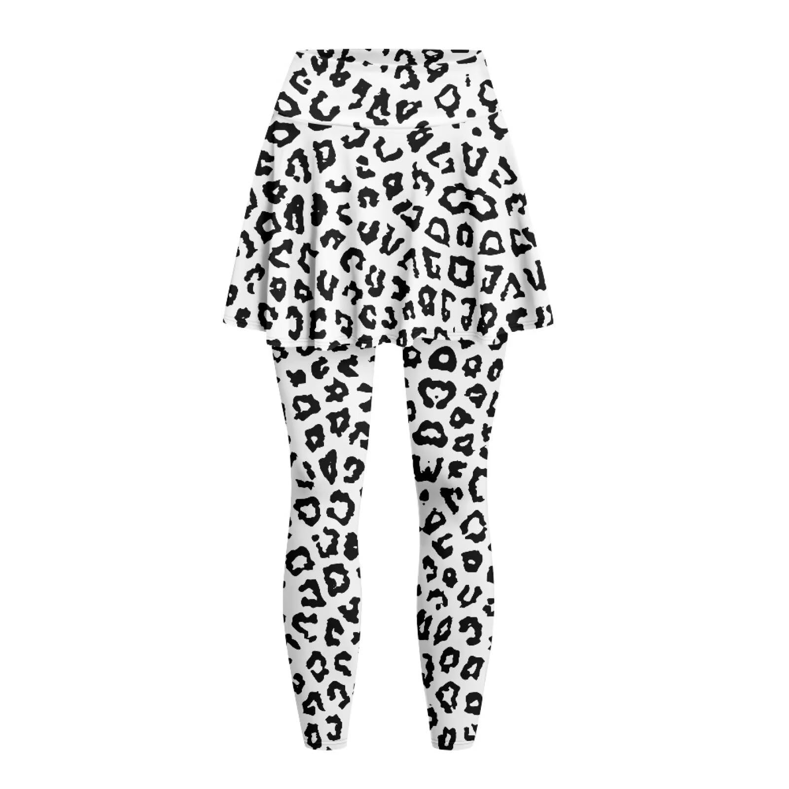 Poceacles Spódnice legginsy dla kobiet sportowe spódnice legginsy golf tenis fitness spódnica tenis joga spódnica z legginsami