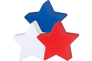Shining Star Paper Cutouts for Classrooms and Crafts