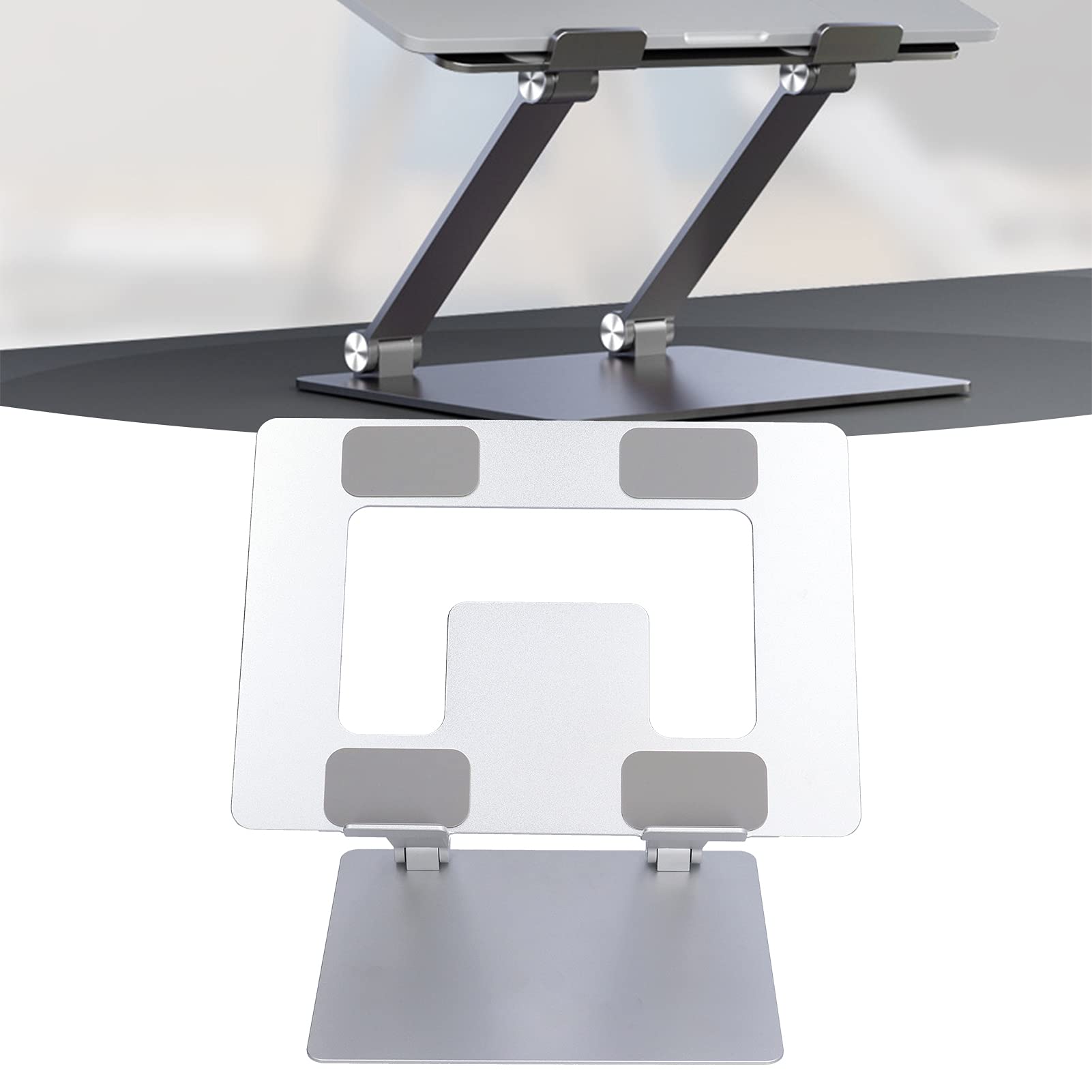 Supporto per Laptop Riser Ergonomico in Lega di Alluminio per Supporto di Raffreddamento per Home Office per Laptop Fino a 18 Pollici