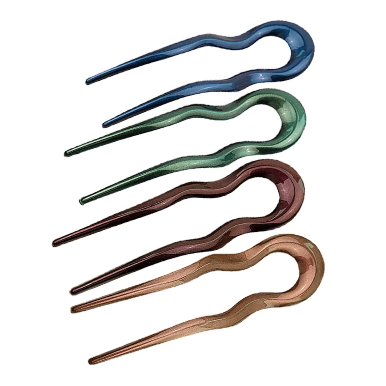 Didiseaon 16 Piezas Tocado Con Horquillas Accesorios Para El Cabello Clips Para El Cabello Horquillas Joyería Para El o Niñas Moño Palo Para El o Para Mujeres