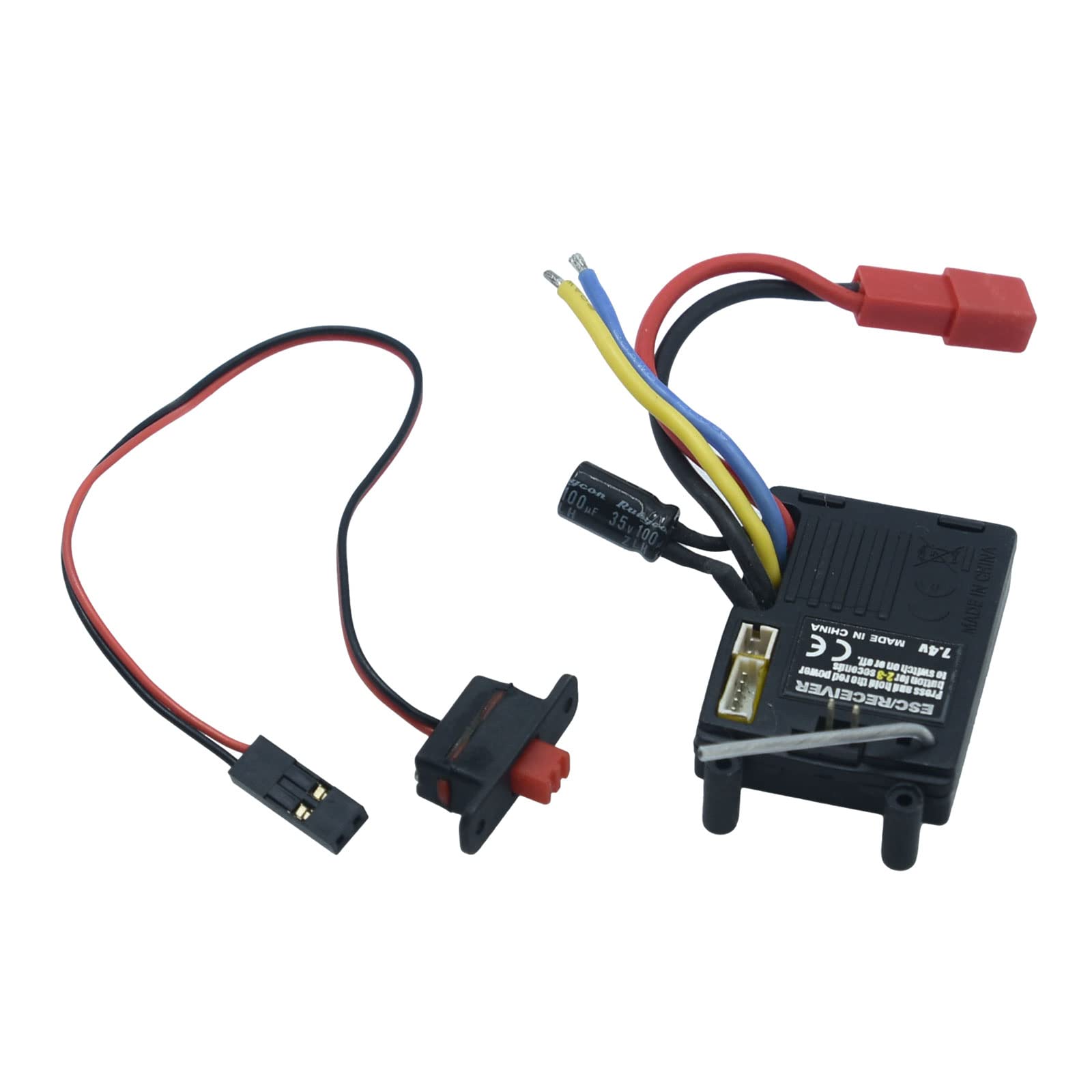 HBX Part 18029 ESC & 2.4G Receiver JST & T Plug Option for Haiboxing 1/18 RC Truck 18857 18858 18859 (JST Plug)
