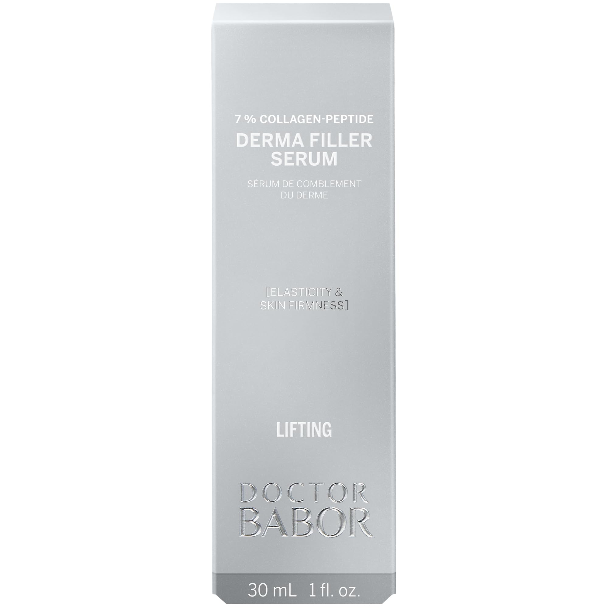 DOCTOR BABOR Liftendes Kollagen Anti-Aging Serum, Gesichtsserum mit Sofort-Effekt für straffe und pralle Haut, Medizinische Anti-Falten Gesichtspflege, Collagen Peptide Derma-Filler, 1 x 30 ml