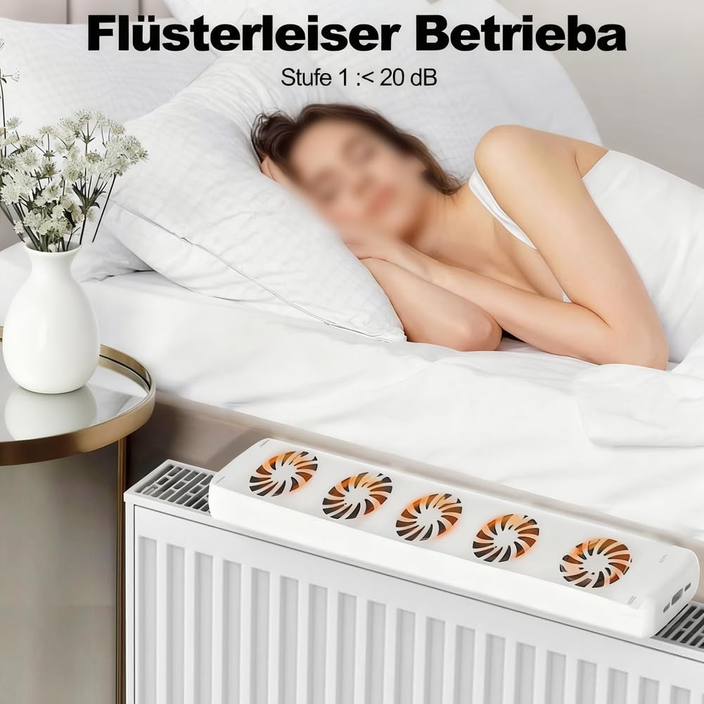 Ventilador de radiador 3.0, radiador inteligente, amplificador de ventilador, dispositivo inteligente con velocidad ajustable, funcionamiento silencioso y ahorro de energía (MXRV-25-201)