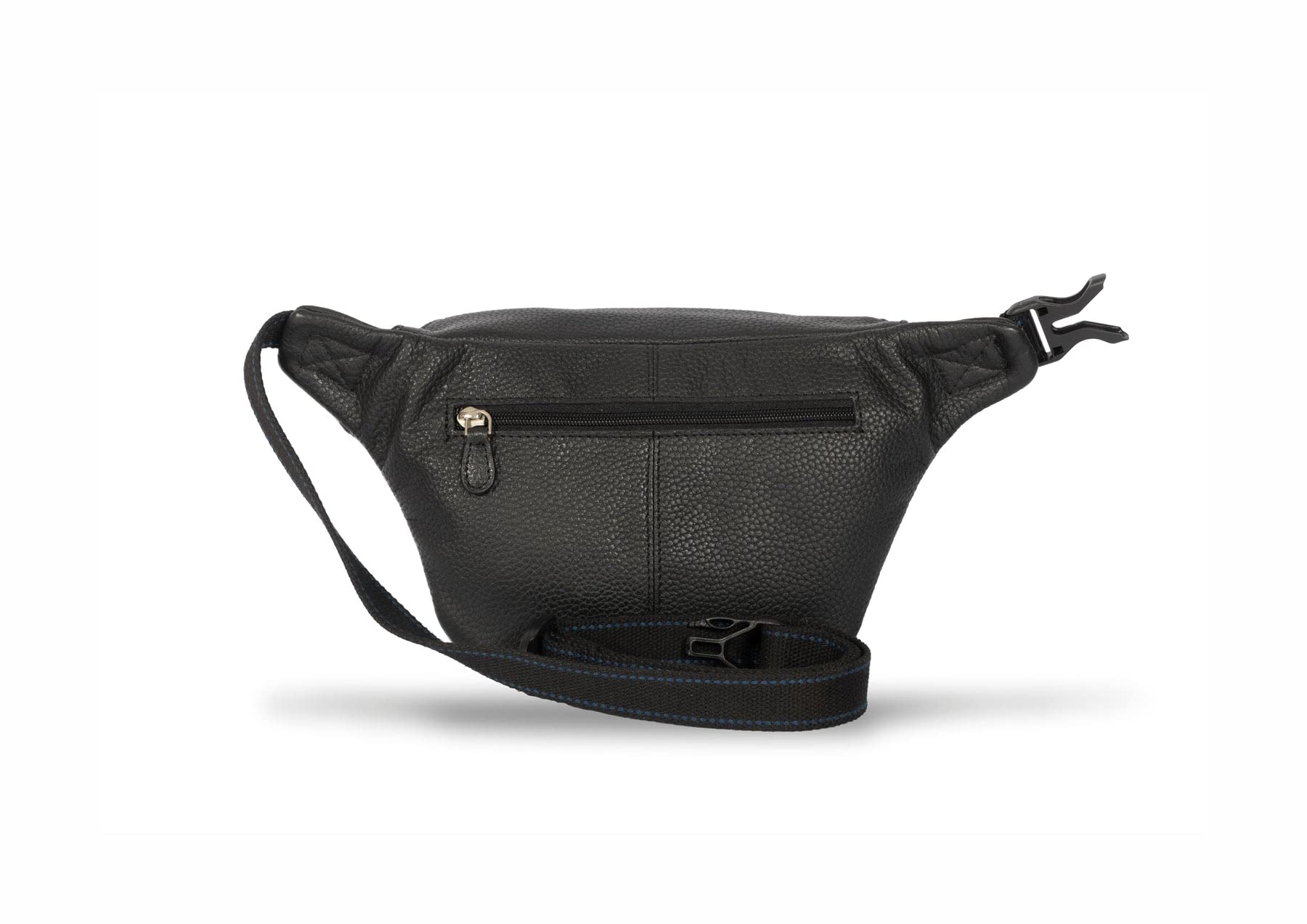 Silver Street London Men's Boston Genuine Leather Bumbag, Waist Bag, Fanny Pack Large Capacity