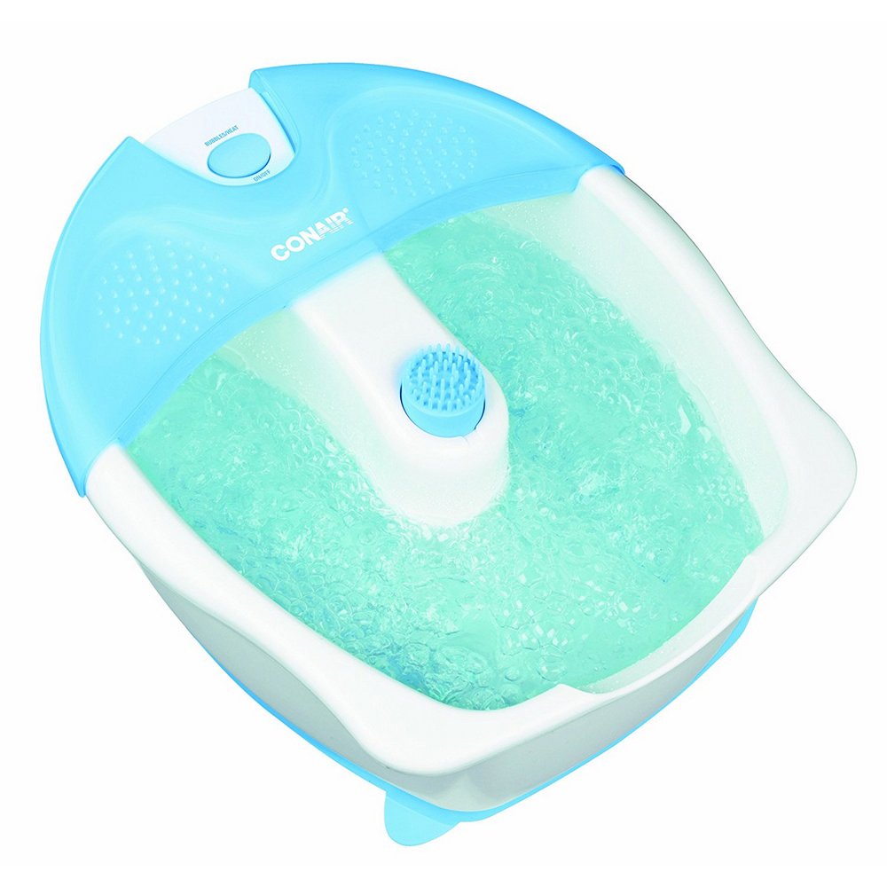 Conair Pedicure Foot Spa with Bubbles and Pinpoint Massage Attachment