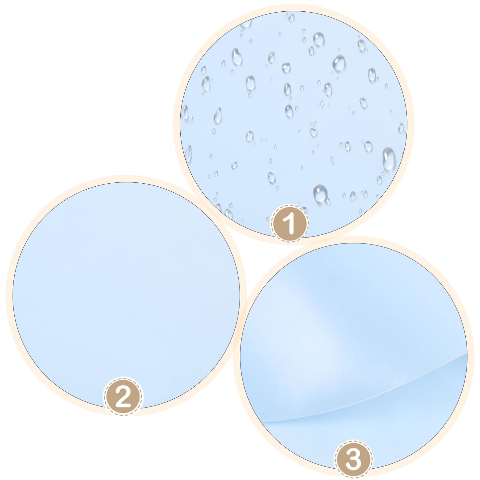 Garneck 1Pc Pet Feeding Mat Cat Food Pad Durable Puppy Floor Mat Easy to Clean Non Slip Design Floors from Spills Comfortable for Pets