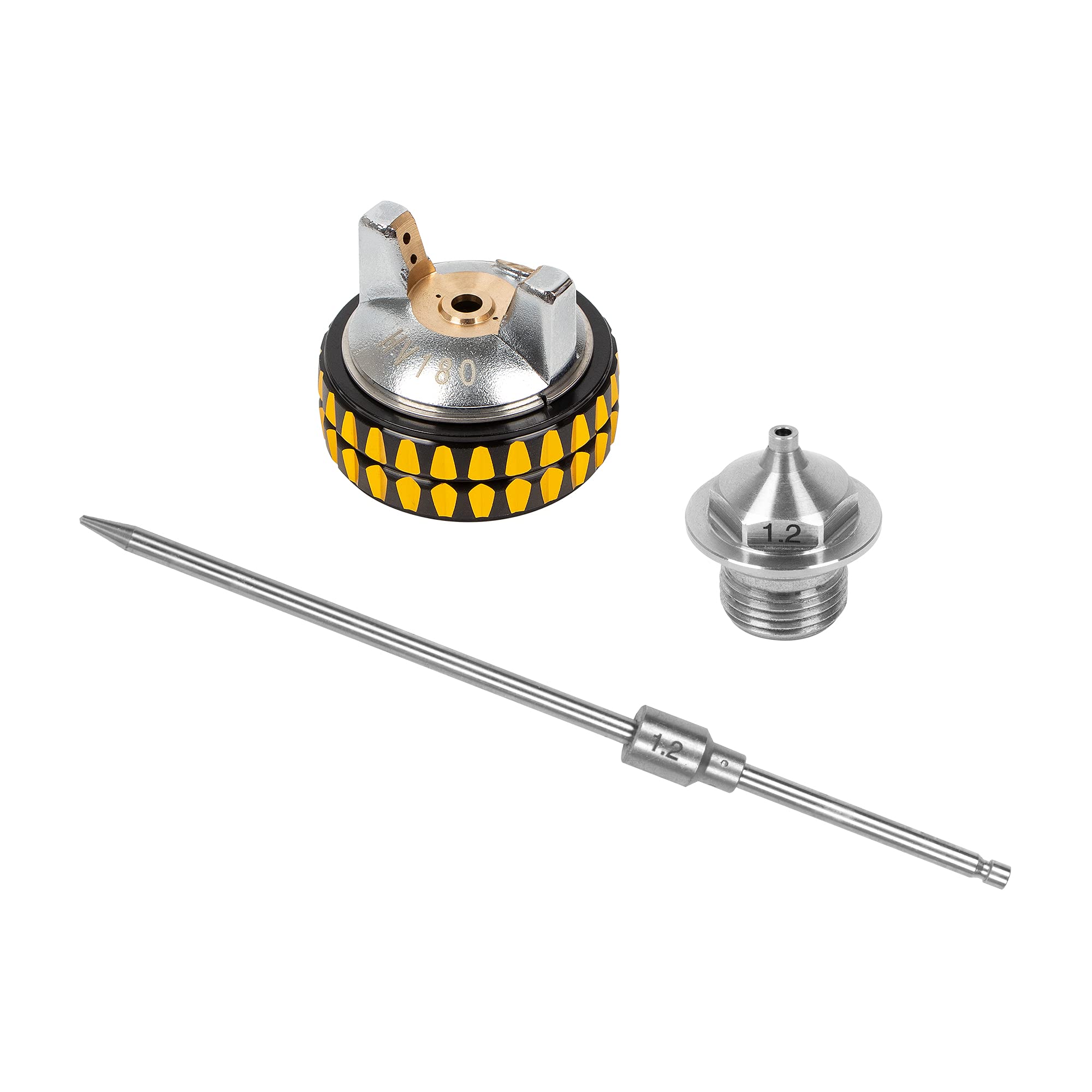 BEETRO 1.2mm Ugello Kit Acciaio Inox per HVLP Professional Gravity Feed Air Spray Gun TC0555