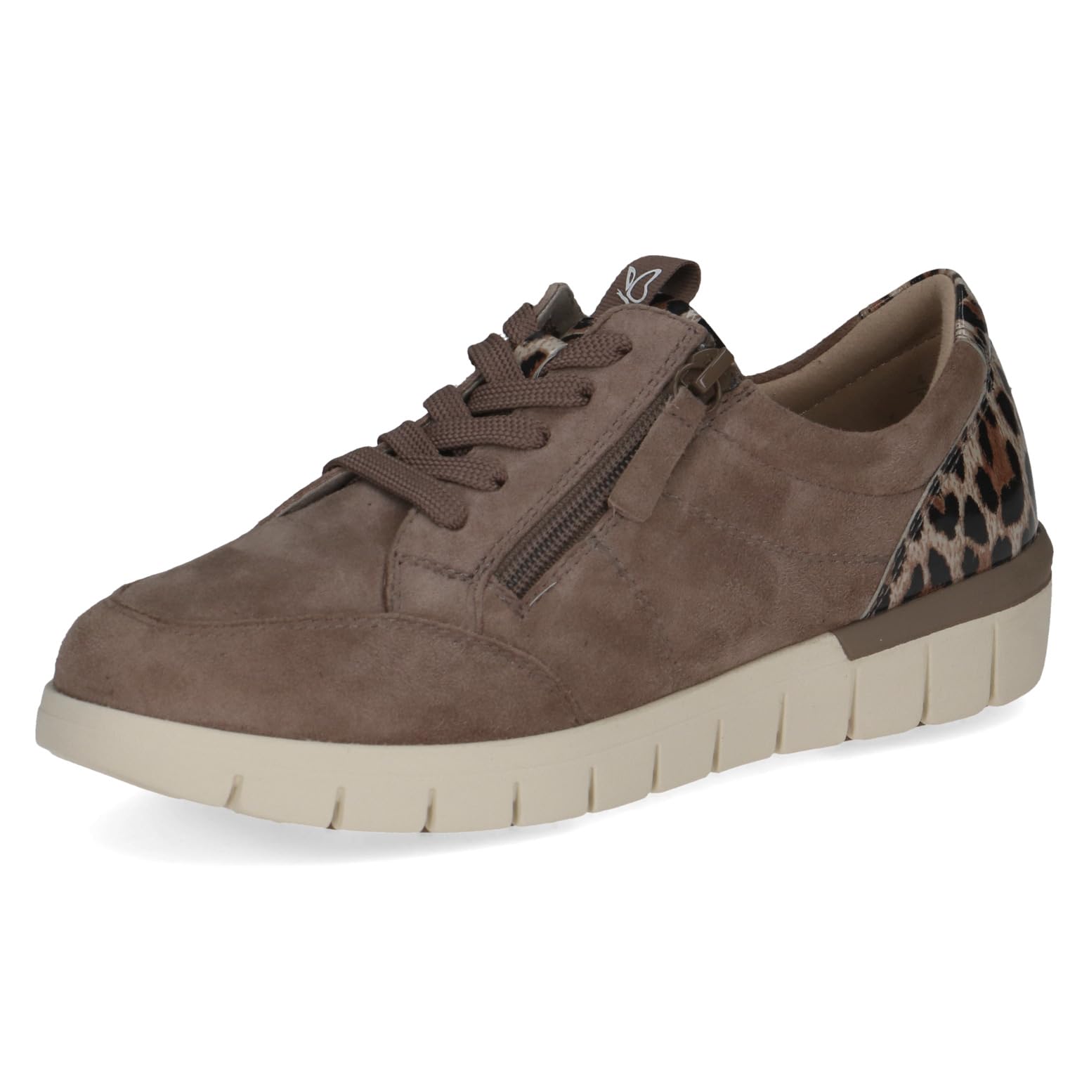CAPRICE Women's Damen 9-23610-45 Sneaker, Taupe, 3.5 UK