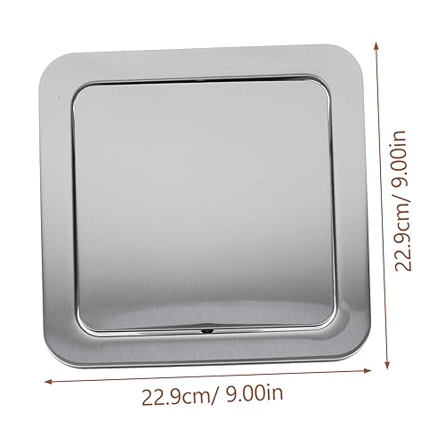 Miniatura 4 de BESTOYARD Cubo de basura, tapa de cubo de basura, cubierta para suministros de cocina, encimera de cocina, tapa de basura, tapa de basura oscilante