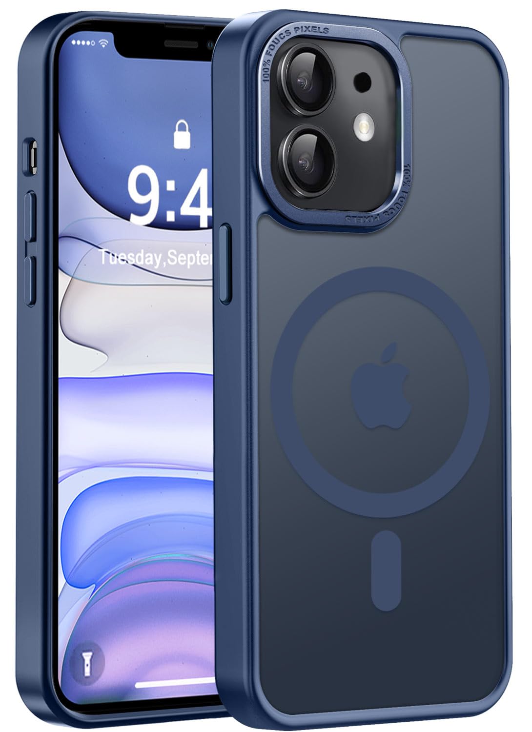 Newfuture Strong Magnetic Compatible with iPhone 17 Pro Case [13 FT Military Drop Protection] [Compatible with Magsafe] Slim Translucent Matte Shockproof with Anti-Fingerprint Phone Case, Tender Pink — view 63