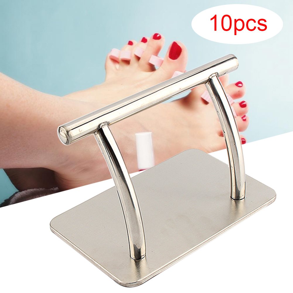 Reposapiés de Acero Inoxidable para Peluquería, Salón de Belleza y Tatuaje