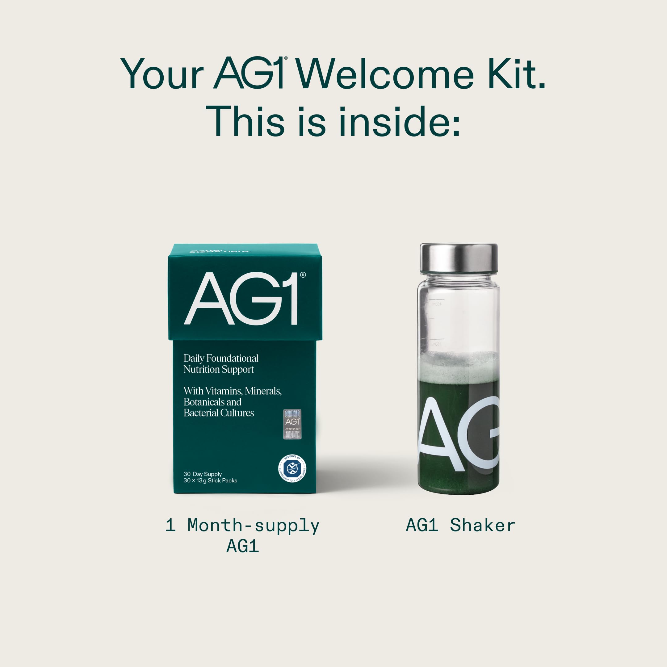 AG1 Greenspulver Nahrungsergänzungsmittel, Reiseportionen, 30 Stück | Tägliche Nährstoffversorgung Mit Vitaminen, Mineralstoffen, Guten Darmbakterien, Glutenfrei, Keto & Vegan, 70+ Inhaltsstoffe