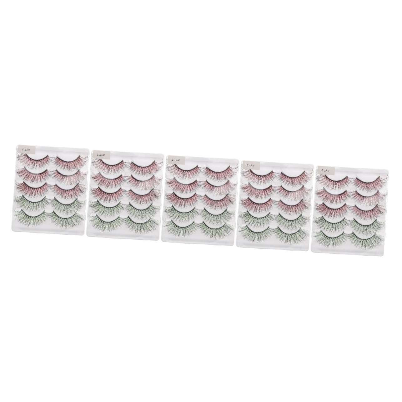 MAGICLULU 5 Set Di Ciglia Finte Riutilizzabili Estensioni Per Ciglia Per Donne Set Di Ciglia Finte 5 Paia*5