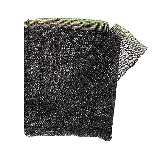 Cool Area 55% 6.5x10ft Sunblock Shade Cloth Cover Mesh UV Resistant Net for Garden Flower Plant Greenhouse, Black