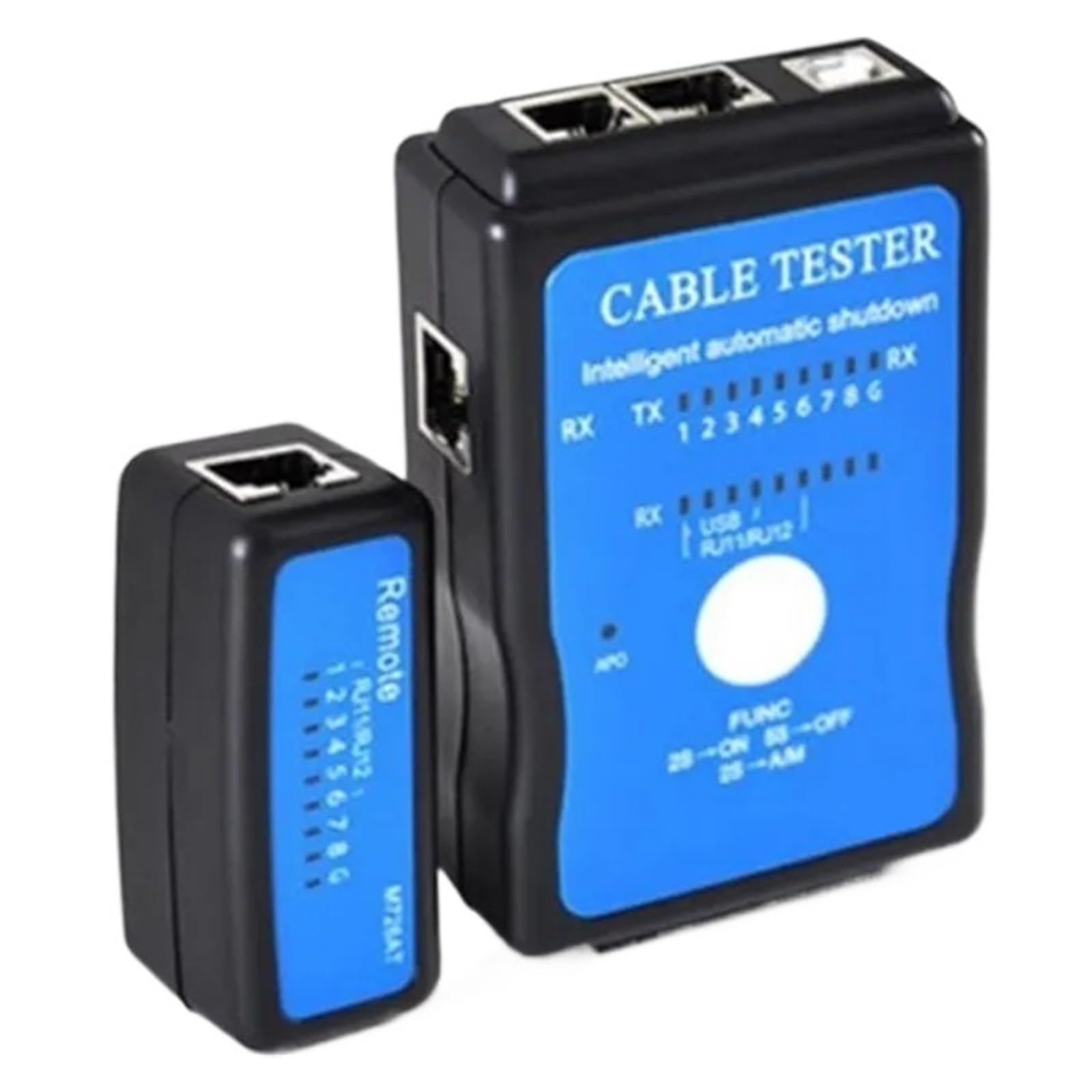 Comprobador de cable de red Probador De Cable M726AT LAN USB RJ45 RJ11/RJ12 Red Ethernet CAT5 UTP Indicador LED Multimodular PC