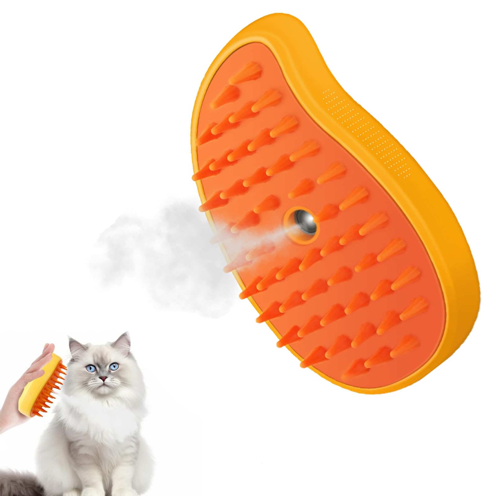 See full amazon price history chart for Plexaris Cat Steam Brush, 3 In 1 Steam Brush for Dog, Usb Rechargeable Electric Steamy Brush for Dog | Dog Steam Hair Brush | Dog Comb Suitable for Pet Massage, Bathing, Hair Removal (Mango Yellow) Plexaris Cat Steam Brush, 3 In 1 Steam Brush for Dog, Usb Rechargeable Electric Steamy Brush for Dog | Dog Steam Hair Brush | Dog Comb Suitable for Pet Massage, Bathing, Hair Removal (Mango Yellow) (B0D4TLYK46) Amazon Price History, Amazon Price Tracker