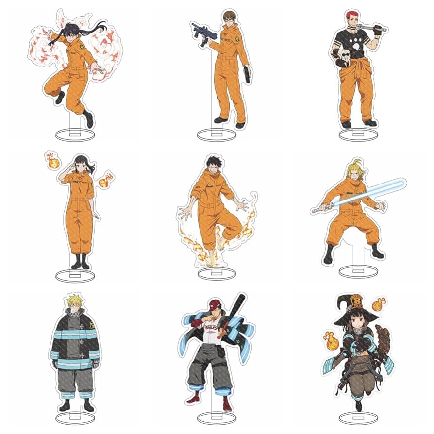 炎炎ノ消防隊 アクリルスタンドコレクション 森羅＆アーサー Amazon.co.jp: 炎炎ノ消防隊 アクリルスタンド 16CM 森羅日下部