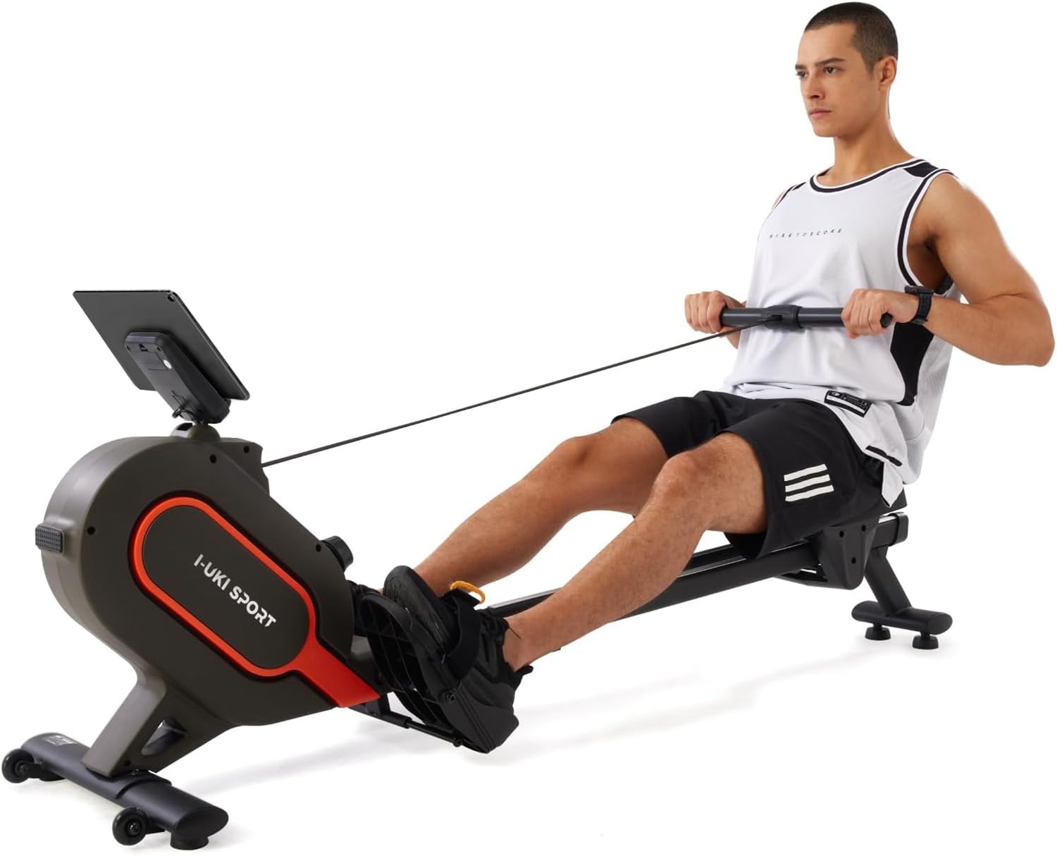 Amazon | I-uki Sport 家庭用 ローイングマシン 16段階負荷調整