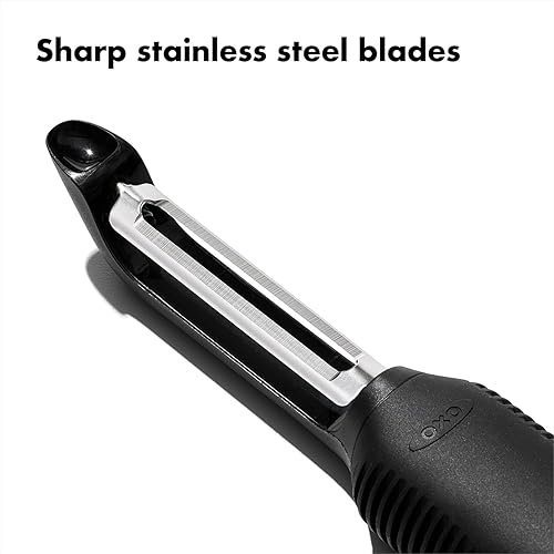 Miniatura 11 de OXO Good Grips Pelador giratorio de verduras y OXO Good Grips Prep Y-Peeler, silicona