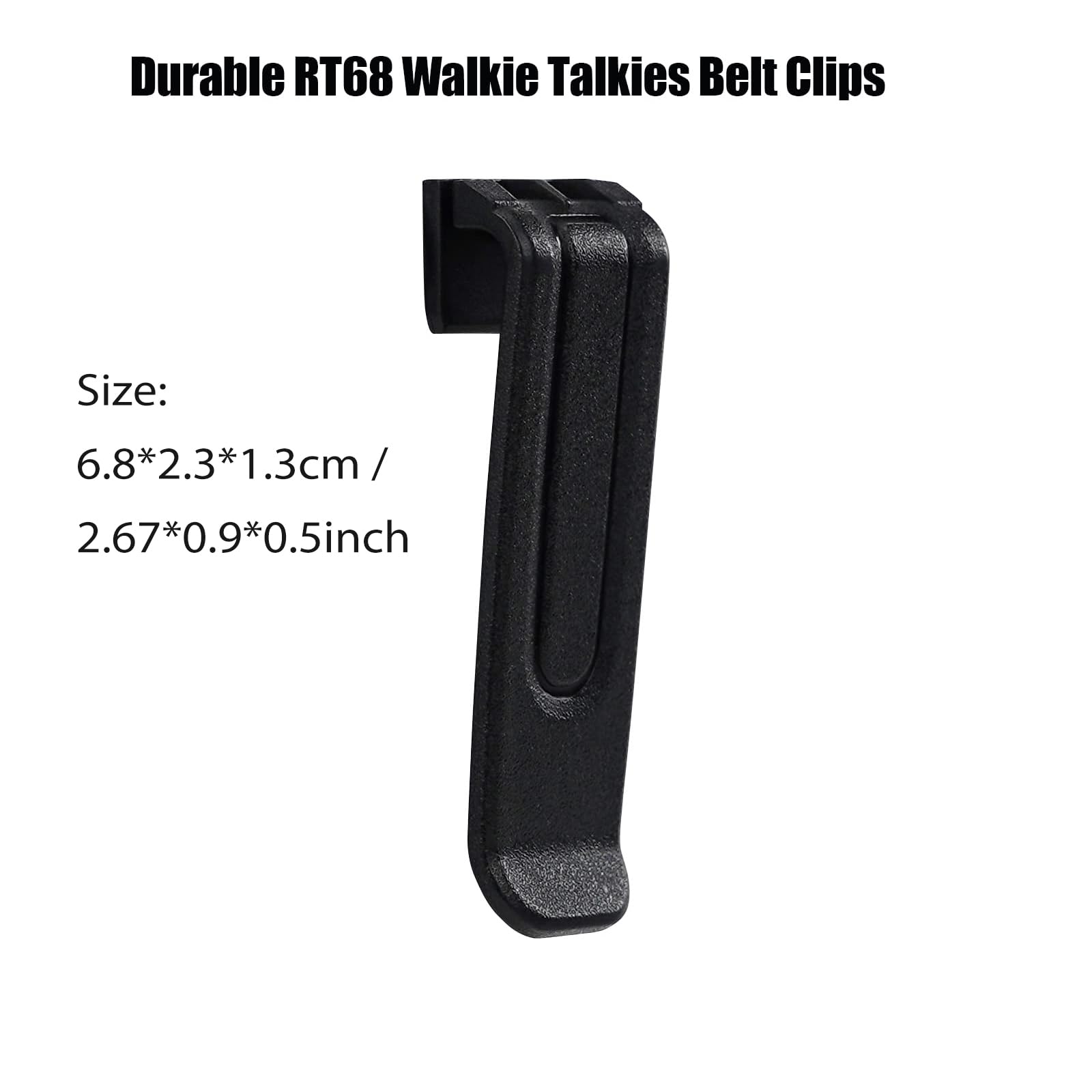 Retevis RT68 Clip per Cintura Walkie Talkie, Clip da Cintura per Radio Bidirezionali (4 Pezzi)