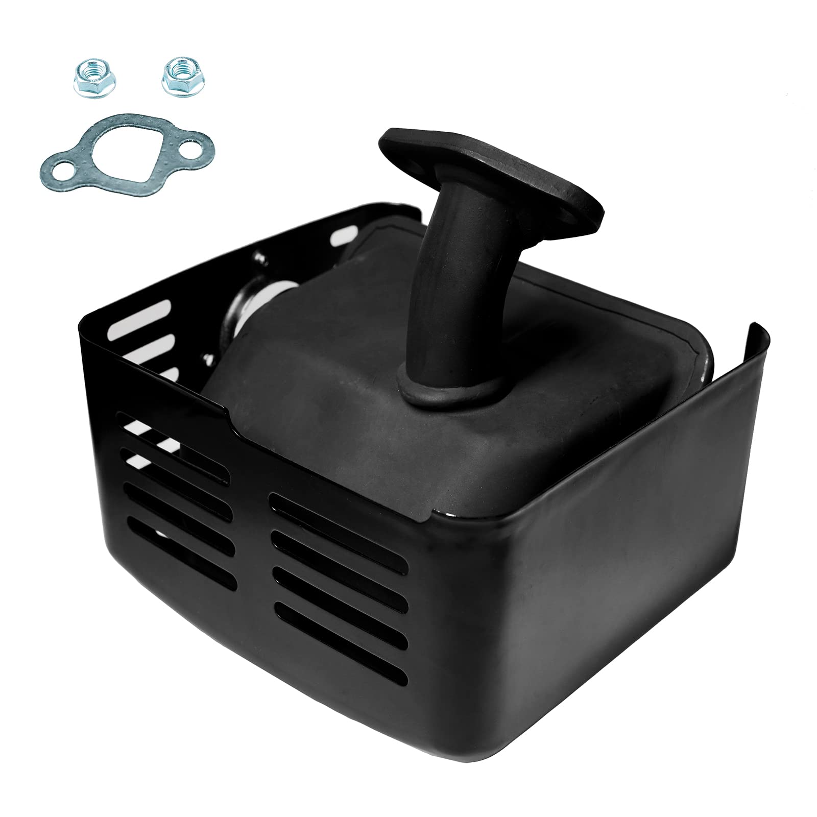 JMCHstore Silenciador de escape para Coleman CT200U BT200X KT196, silenciador para Baja MB165 MB200 Doodlebug Mini Bike, Axis M200, Mini Bikes 212CC, Hisun 196cc Engine, Go Karts