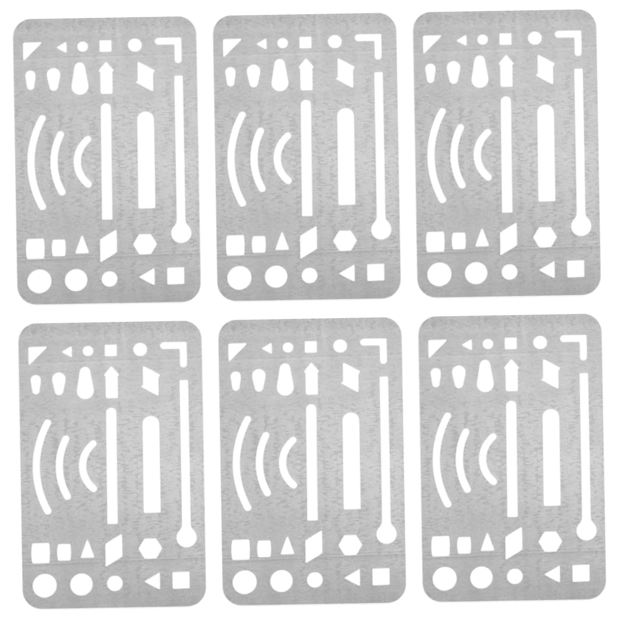 OFFSCH Engineer Equipment Erasing Shield for Craft DIY Erasing Shield for Drawing
