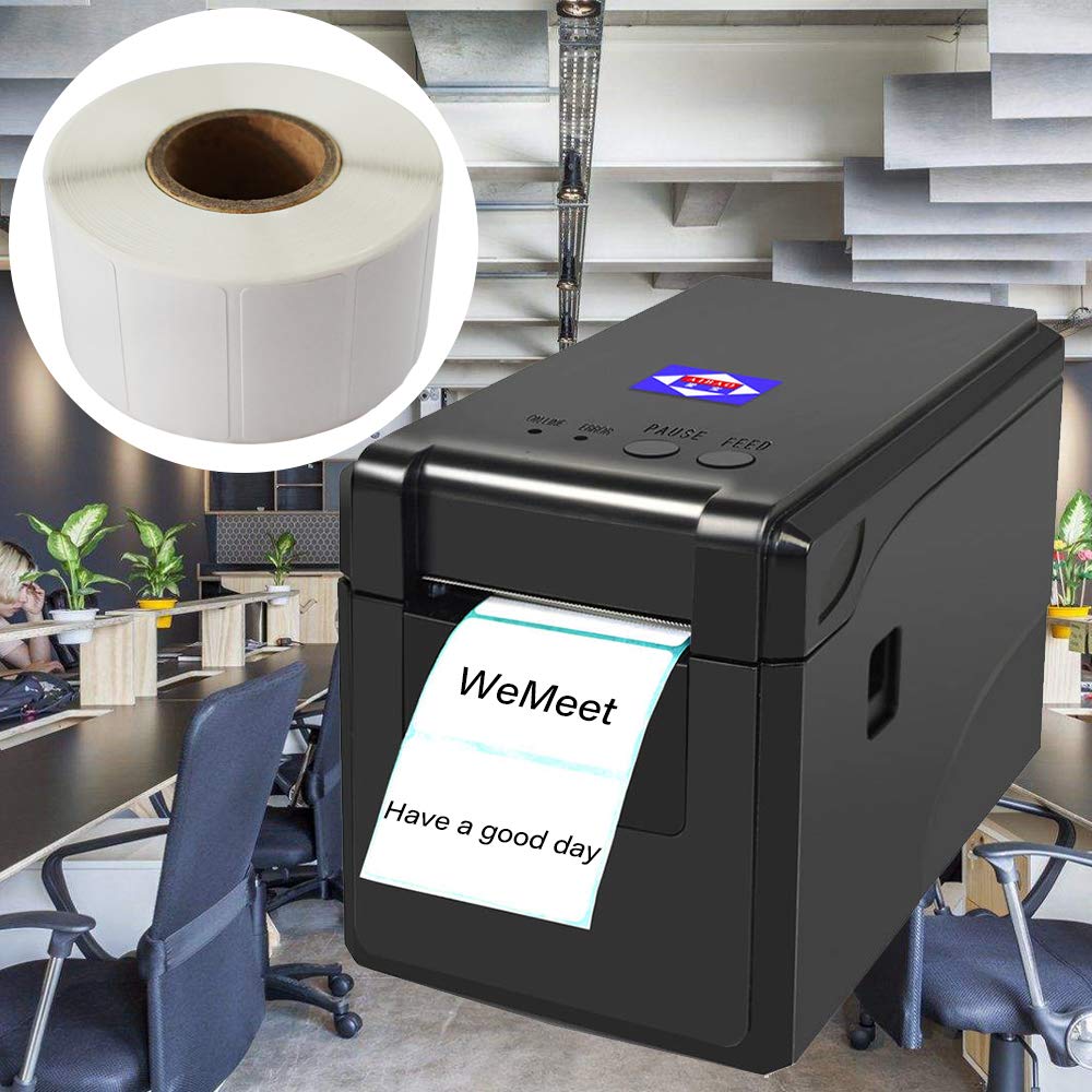 2000 Etichette Adesive Bianche - 50x25 Mm | Su Rotolo | Impermeabili, Rimovibili | Per Cancelleria E Organizzazione - Foto 11