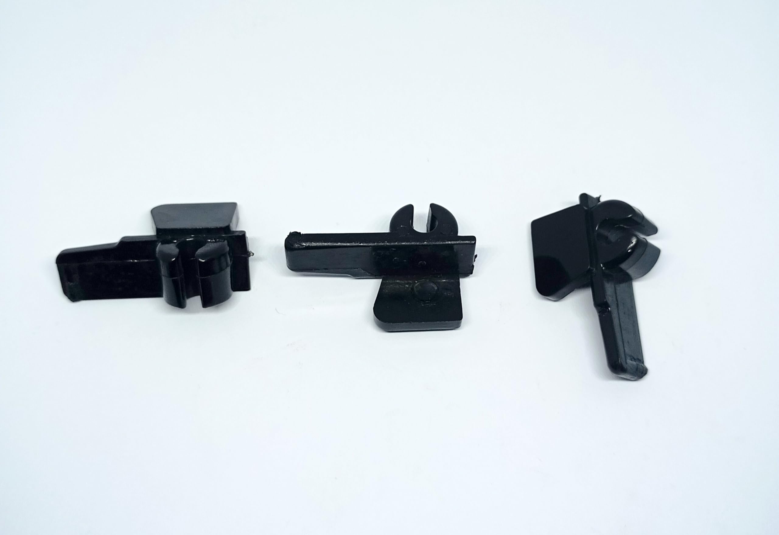 SASARTECH Tyre Car Tyre Changer Machine Compatible Spare for Hoffmann/JOHNBEAN (3PCS) Nylon Mount/Demount Pressing Type Black Duck Head Insert Tyre Rim Protector Part for Tire Changer Machine Parts