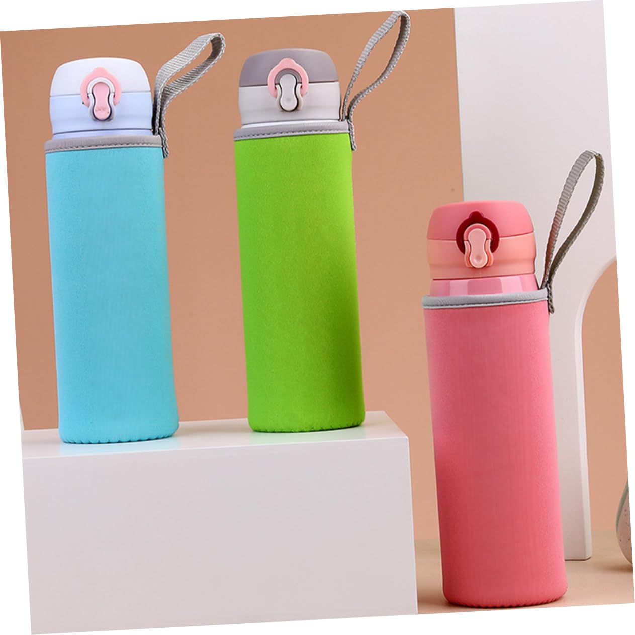ULTECHNOVO 35 Piezas Fundas Aislantes para Botella y Taza Protector Antideslizante y Térmico Compatible para Botella Térmica y Vaso