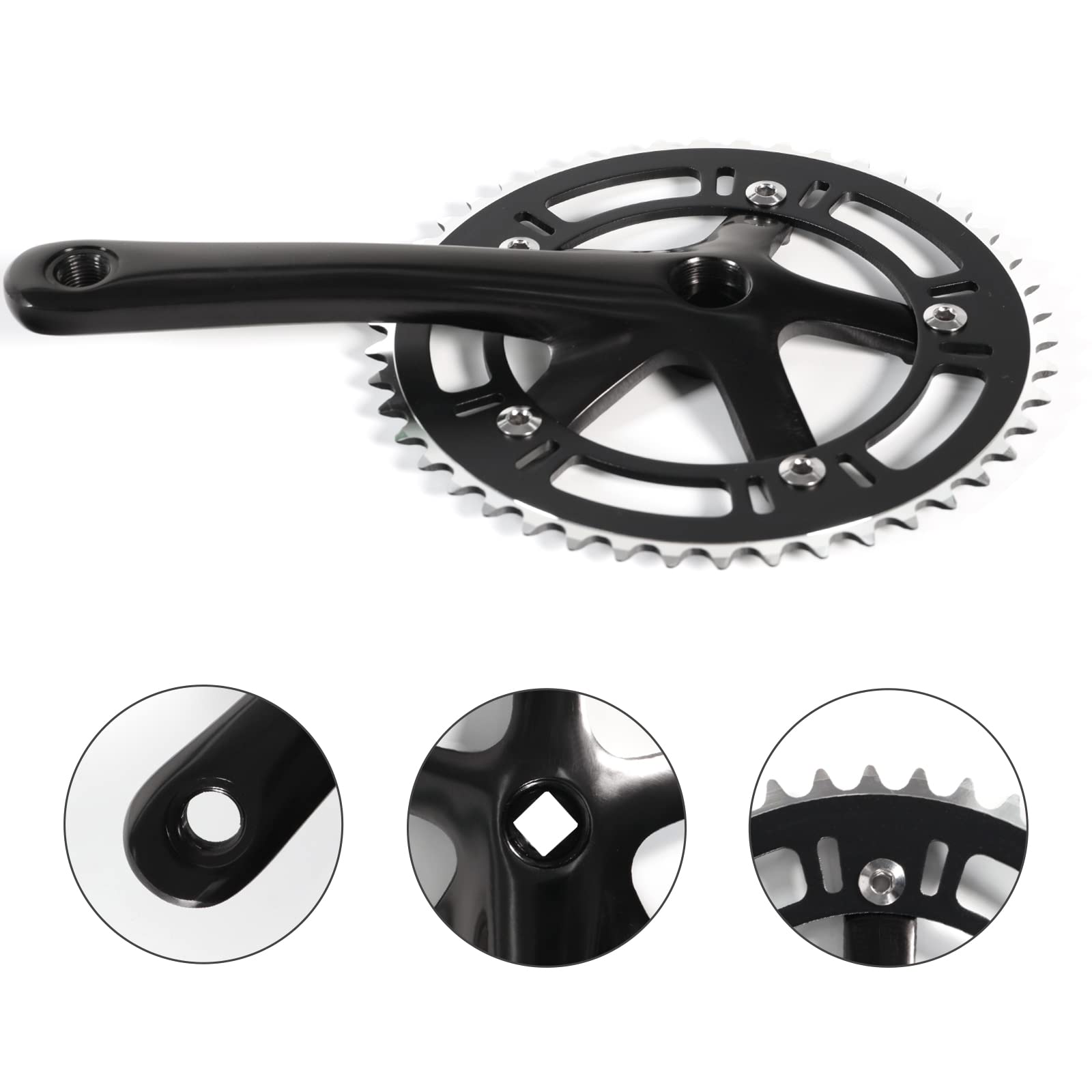 e*thirteen TRS クランクセット シングルギア ブラック Amazon | e*thirteen TRS レースクランクセット | e-thirteen