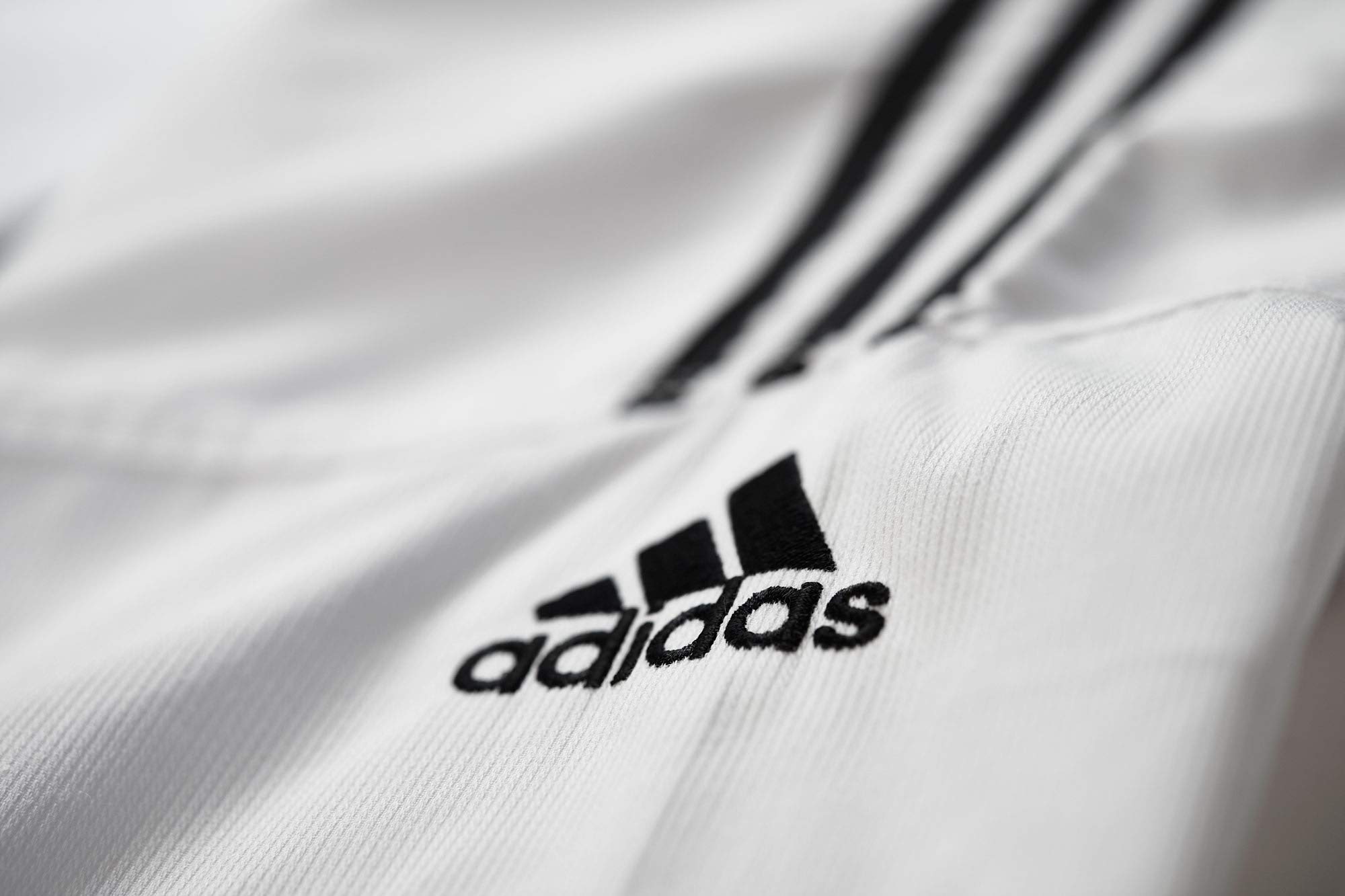 ADIDAS Senior Club Dobok, Bianco/Nero, 180 cm