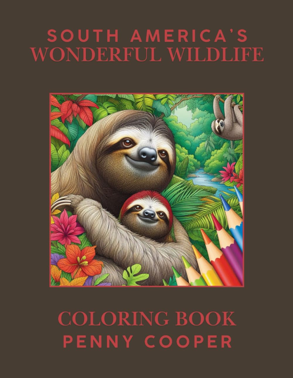 South America's Wonderful Wildlife: Coloring Book (Wonderful Wildlife Colouring Books by Penny Cooper)