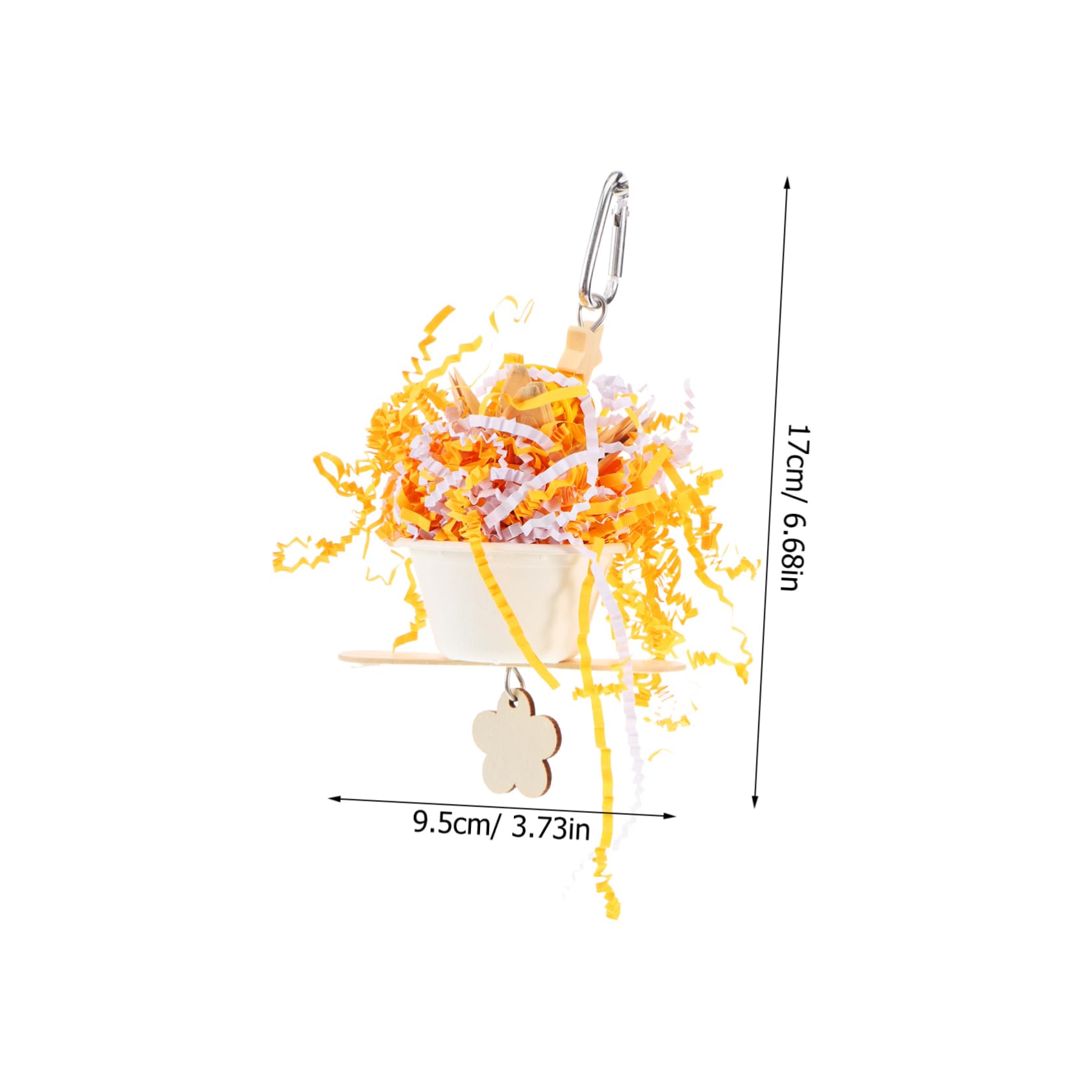 POPETPOP Parrot Shredding Durable Hanging Chewing for Birds Parrot Cage Ornament Fun and Engaging Bird Chewing Accessory
