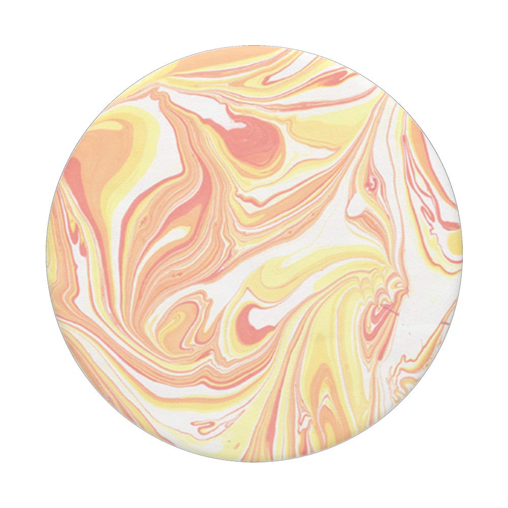 Amazon.com: Yellow Orange & Red Paint Swirl on White PS13723