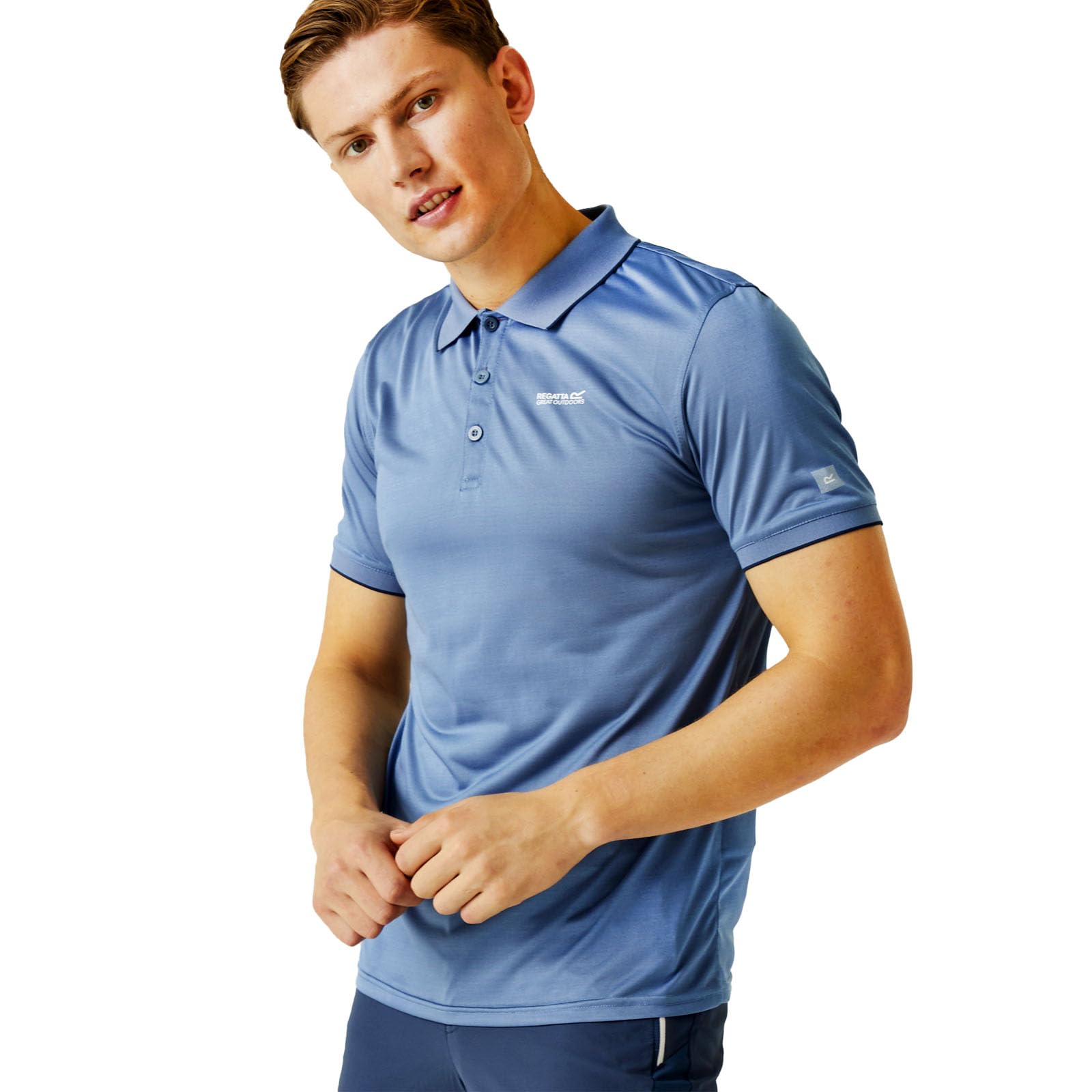 Regatta Men's Coronet Remex Ii Jersey Quick Dry Short Sleeve Polo Shirt Top - S