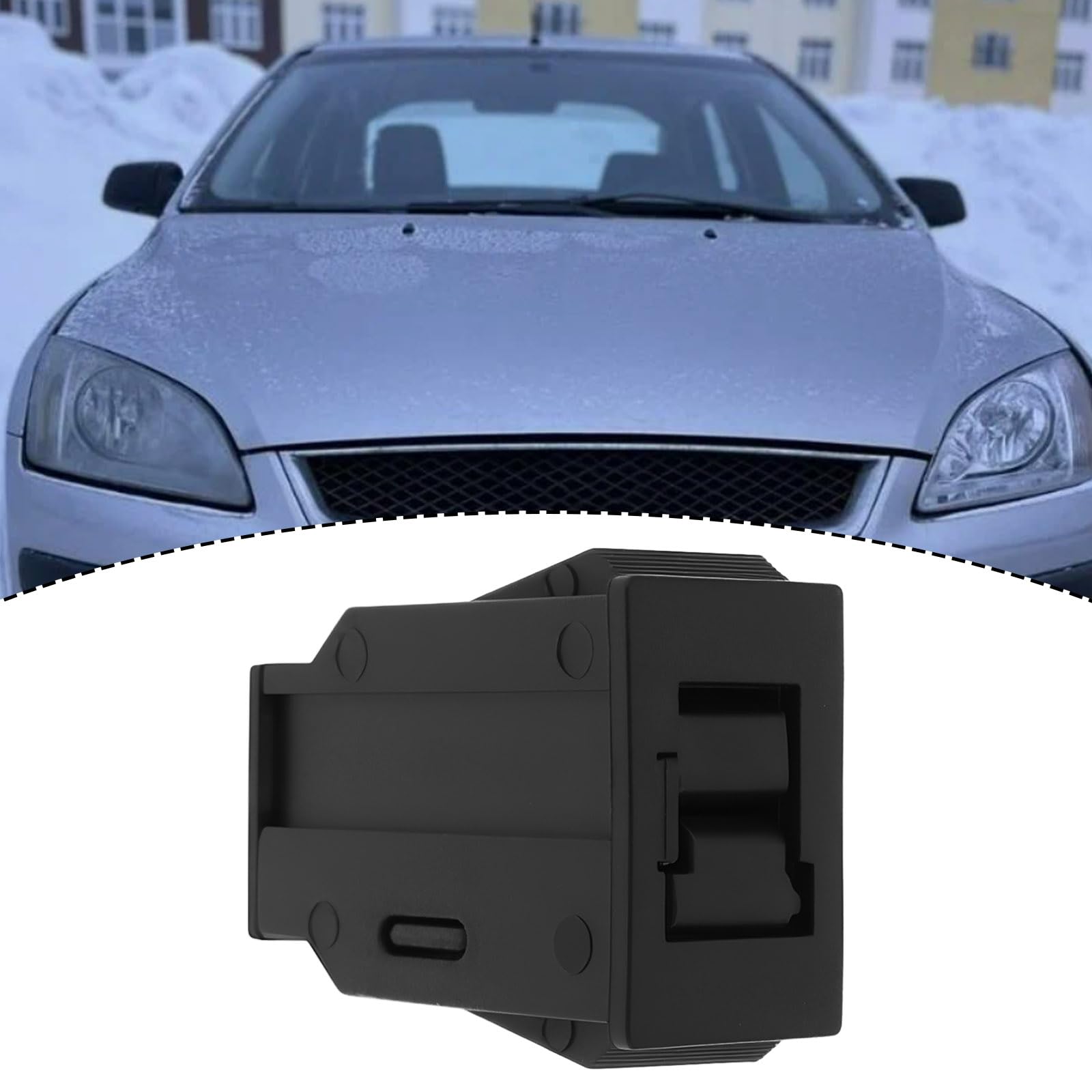 Schowek samochodowy, deska rozdzielcza, schowek na rękawiczki, klamra zamka 8S79A06162AW 1545547 kompatybilna z Ford Focus MK2/2.5 2005~2011