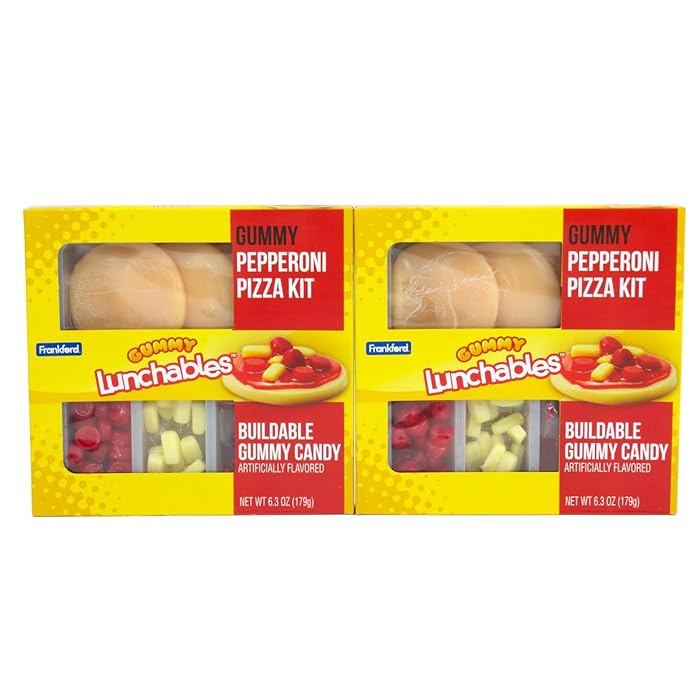 Buy Kraft Lunchables Gummy Candy Pepperoni Pizza Kit, 2pk, 12.6oz