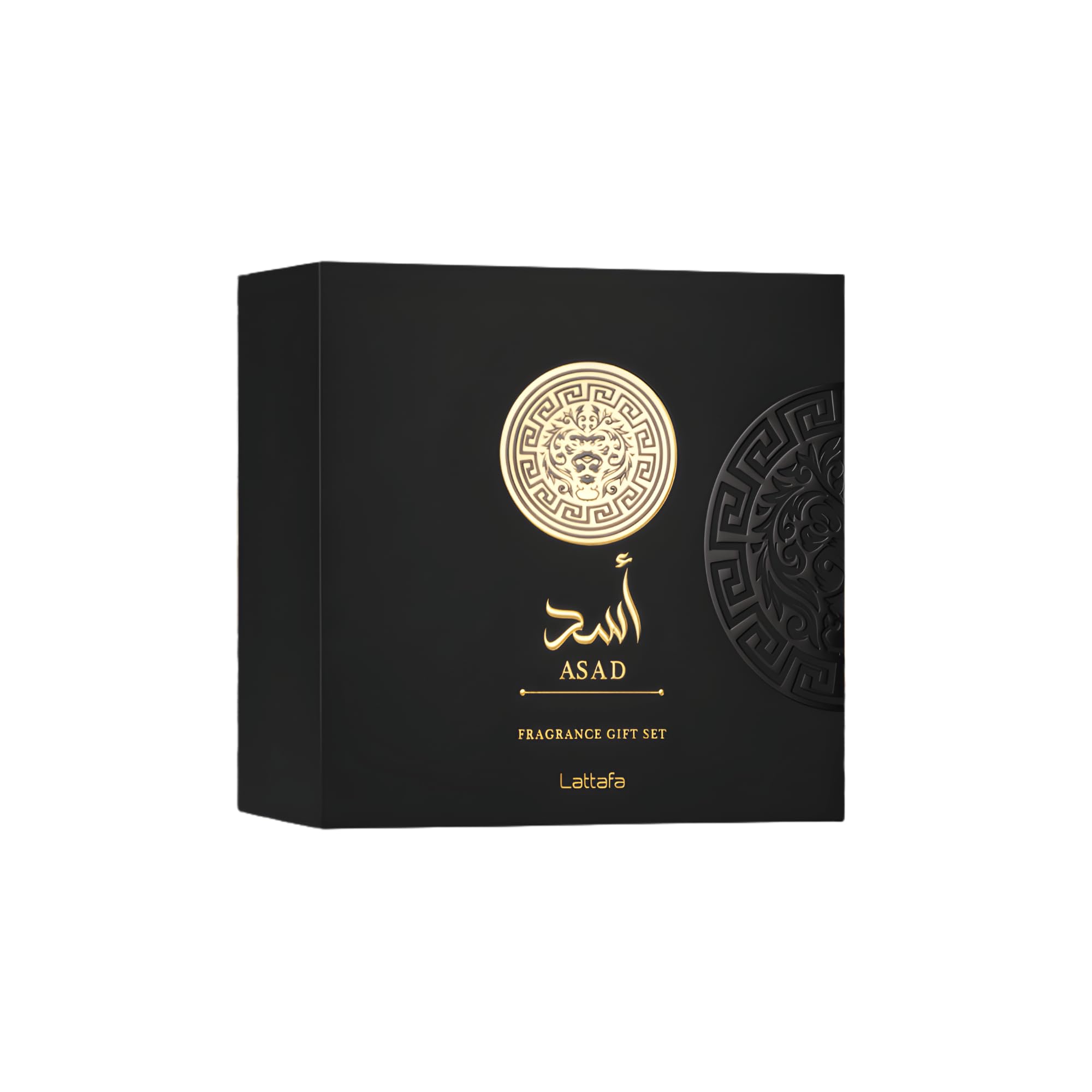 Asad Lattafa - Set regalo da uomo - Eau de Parfum da 100 ml + spray da viaggio da 12 ml + gel doccia da 100 ml | Profumo arabo a lunga durata