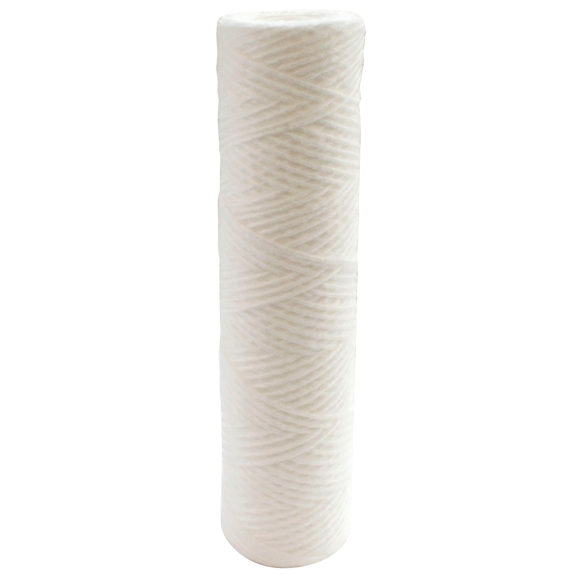 AQUAWATER 104979-​Cartouche bobinée filtration fine et longue durée-​Permet de protéger efficacement les équipements en aval contre les impuretés, Gris