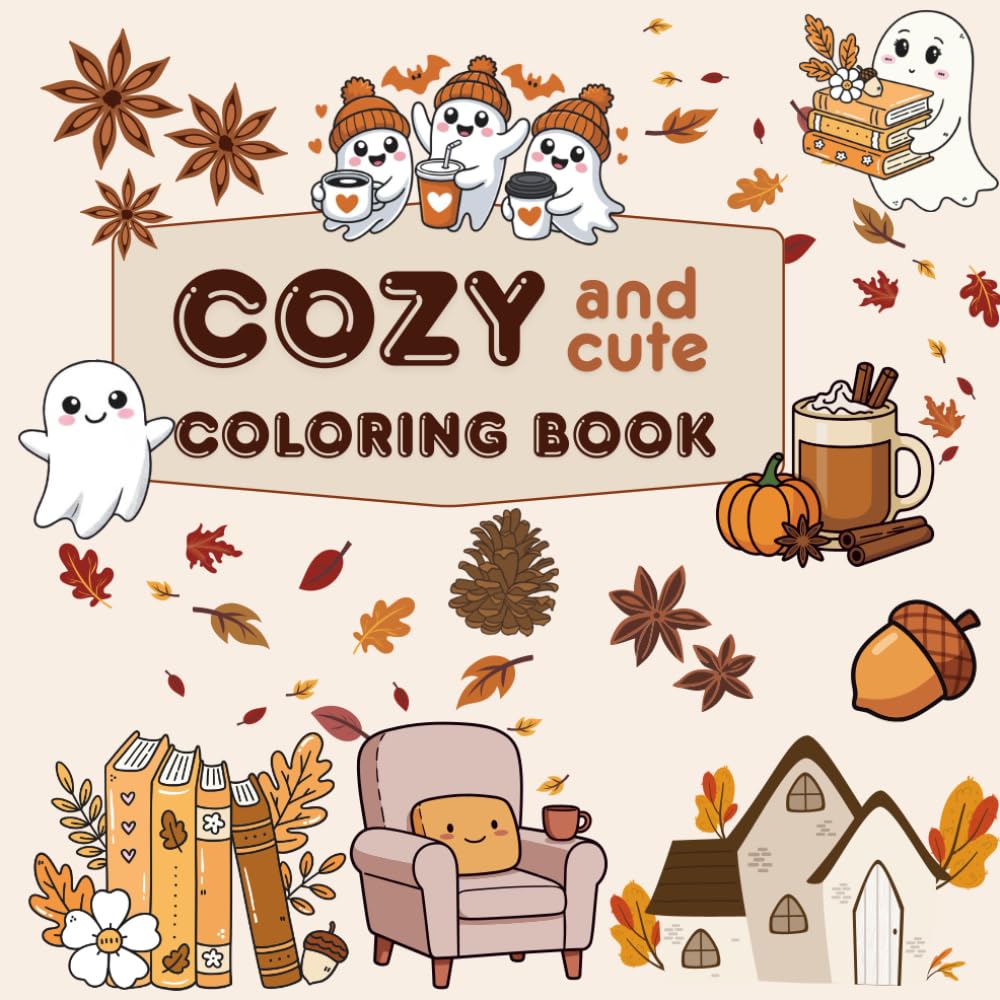 Cozy and Cute Coloring book