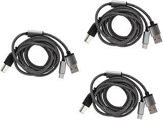 Vaguelly 3pcs Adapter Cable USB Keypad USB Microphone USB Adapters Printer Cord Midi to USB Cable Midi to USB Adapter USB c to USB Cable USB Printer Cable Midi Cord Audio Line Printer Cord