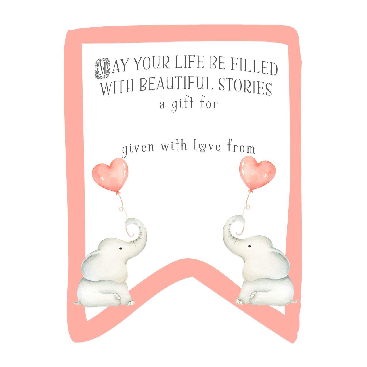 Amazon.com: Pink Elephant Baby Shower Bookplates, Baby Book Stickers, Book Labels for Kids, Set ...