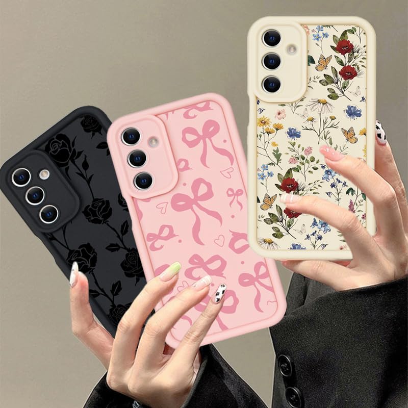 Coque Samsung S26 silicone motif fleurs cadeau idéal filles