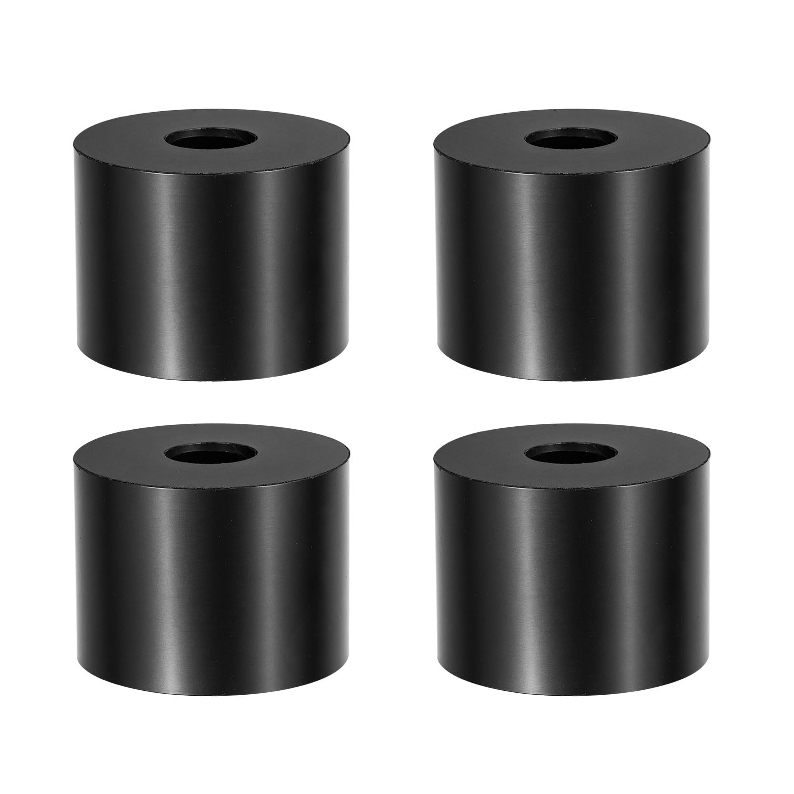 YELARXI Multi Purpose Rubber Spacer, 12mm ID x 40 OD x 30mm T Neoprene Round Anti-Vibration Isolation Pads Bushings Spacer Washer Fit for HVAC Bolts